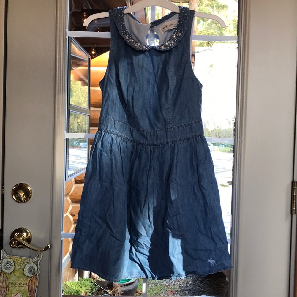 Abercrombie Chambray Collared Dress